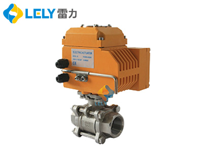 電動三片式螺紋球閥Q911F-16P 電動三片式螺紋球閥Q911F-16P
