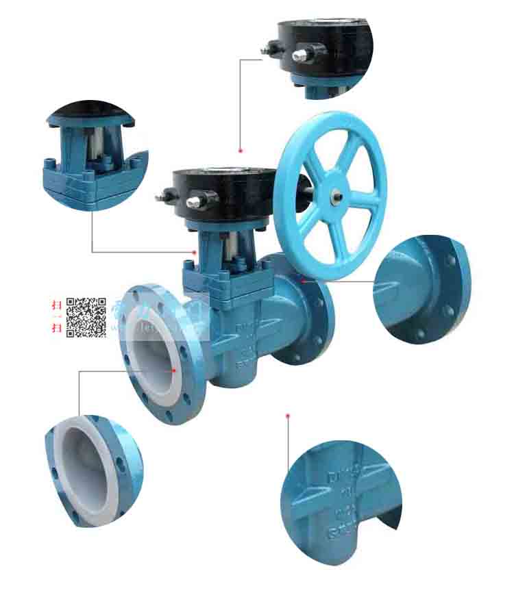 全襯氟旋塞閥X43F46/PO型|耐腐蝕