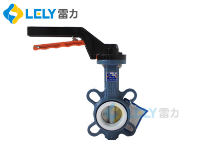 D71F-10R手動(dòng)對(duì)夾襯氟316閥板蝶閥